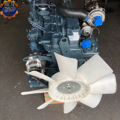 Kubota 3 Silindirli Dizel V2607-T Motoru V2607-DI-T-ET22e Motor Montajı