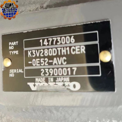 14773006 EC750 için hidrolik pompa VOE14773006 EC750D K3V280DTH hidrolik pompa